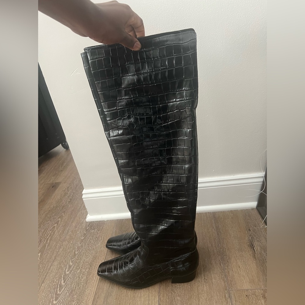 Schutz Helena Over The Knee Boots - Picture 2 of 3